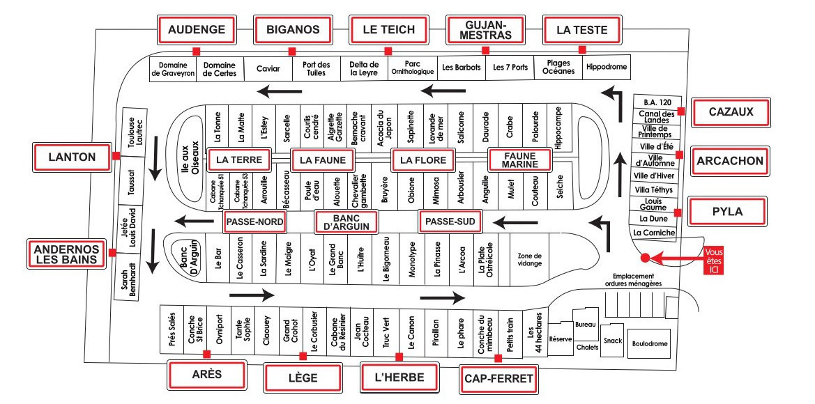 Plan des parcelles Aire des 3 Coccinelles