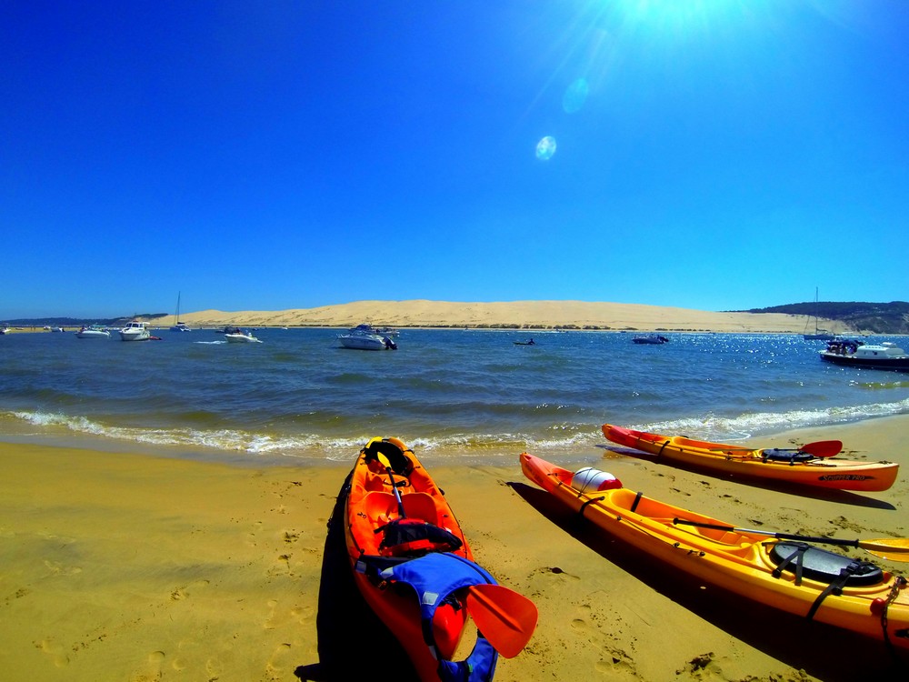 Vue sur la dune du Pilat du Banc d' Arguin